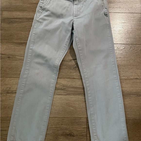 Boys size 7 casual cotton pants in medium gray - Picture 1 of 3